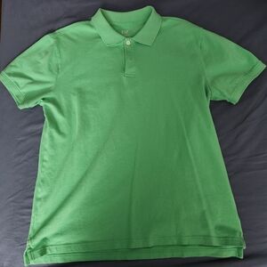 GAP Men's Green Polo Shirt